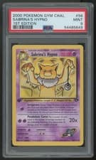 2000 Pokemon Sabrina's Hypno Gym Challenge 1st Edition #56 PSA 9
