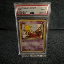 2000 Pokemon Team Rocket Abra 1st Edition PSA 8 NM-MT No. 49/82 #49