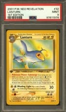 Pokemon Neo Revelation 1st Edition Lanturn 32/64 PSA 9