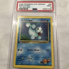 2000 Pokemon Gym Heroes 1st Edition Misty's Seel 88/132 PSA 9 Mint