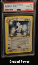 Neo Genesis Unlimited Togetic PSA 8 HOLO (7598) 16/111 Pokemon