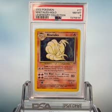 2002 Pokemon Legendary Collection 17 Ninetales-Holo (PSA 8)