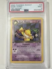 Pokémon 1st Edition PSA 9 Dark Hypno 26/82 Team Rocket Regular