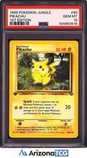 Pokemon 1999 Pikachu 60/64 Jungle 1st Edition GEM MINT PSA 10