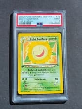 Pokemon PSA 9 1ST EDITION LIGHT SUNFLORA 72/105 NEO DESTINY SET - MINT