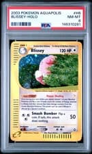 2003 POKEMON AQUAPOLIS #H6 BLISSEY-HOLO PSA 8