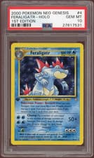 Pokemon Feraligatr Neo Genesis 1st Edition Holo Rare #4 PSA 10 Gem Mint