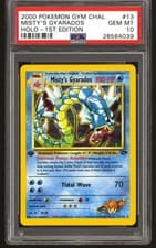 Pokemon Gym Challenge 1st Edition Misty's Gyarados 13/132 PSA 10 GEM MINT