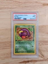 -Rare- 1999 -Ekans- PSA 9 Pokemon Fossil 1st Edition GEM TCG/CCG Card #46/62