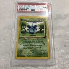 2001 Pokemon Neo Discovery 1st Edition Pineco #61 PSA 9