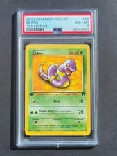 Pokemon PSA 8 1ST EDITION EKANS 56/82 - TEAM ROCKET SET - NM/MT