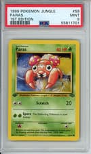 1999 Pokemon Jungle 1st Edition #59 Paras PSA 9 MINT