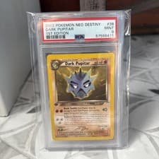 PSA 9 MINT Dark Pupitar 1st Edition 38/105 Pokemon Neo Destiny 2002