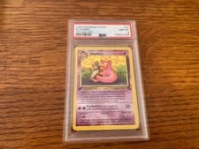 1999 Pokémon Fossil 1st Edition #43 Slowbro 43/62 NM-MT PSA 8