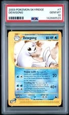 2003 POKEMON SKYRIDGE #7 DEWGONG PSA 10