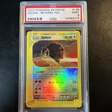Golem 148/144 Skyridge Reverse Holo PSA 9