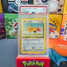 PSA 9 MINT 1999 Pokemon Game 1st Edition Jungle Dodrio 34