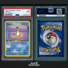 Lapras 25/62 1st Edition - PSA 9 (WOTC - Fossil)