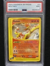 2003 Pokemon Skyridge Moltres 21/144 PSA 9 Mint