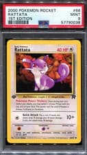 PSA 9 Pokemon 2000 1st Edition Team Rocket Rattata #66