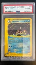 PSA 10 GEM MINT Omastar 23 Rare 2003 Skyridge WOTC Pokemon Card Low Pop 36