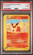 PSA 9 Flareon 8/144 Skyridge 2003 Pokemon Card
