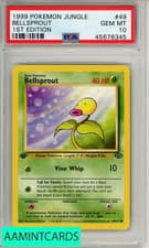 1999 POKEMON JUNGLE BELLSPROUT #49 1ST EDITION PSA 10 GEM MT