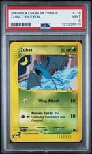 Pokemon Zubat Skyridge Reverse Holo #118 PSA 9 Mint New Cert Low Pop