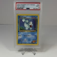 Pokémon Gym Heroes Misty's Seel 1st Edition PSA 9 #88/132 English 2000