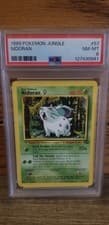 1999 Pokemon Jungle Nidoran 57/64 PSA 8