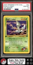 PSA 10 Koga's Zubat 1st Edition #83 2000 Pokemon Gym Challenge Card
