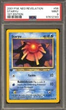 Pokemon Neo Revelation 1st Edition Staryu 56/64 PSA 9