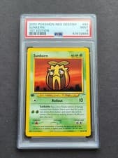 Pokemon PSA 9 1ST EDITION SUNKERN 83/105 NEO DESTINY SET - MINT