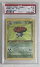 Pokemon Jungle 1st Edition Vileplume #15 Holo Rare [PSA 8]