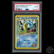 Misty's Gyarados 13/132 PSA 8 Gym Challenge Pokemon 2000