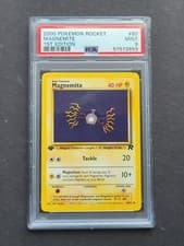 Pokemon PSA 9 1ST EDITION MAGNEMITE 60/82 - TEAM ROCKET SET - MINT