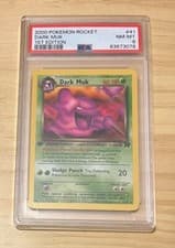 Pokemon - WOTC - Team Rocket - 1st Edition Dark Muk 41/82 PSA 8 NM-MT