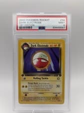 Pokémon Dark Electrode Team Rocket 1st Edition Rare 60HP #34/82 English PSA 9