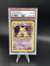 2002 POKEMON LEGENDARY COLLECTION #1 ALAKAZAM-HOLO PSA 8