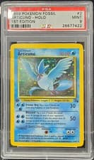 1999 Pokemon Fossil Articuno Holo 1st Edition PSA 9 #2 Mint