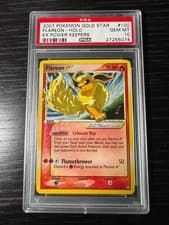 Pokemon EX Power Keepers 100/108 Flareon Gold Star PSA 10