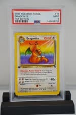 Dragonite 1st Edition PSA 9 Pokemon Fossil 19/62 Rare Card