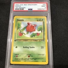 2001 Pokemon Neo Discovery 1st Edition Hoppip #55 PSA 9