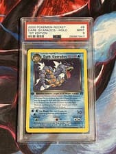 Pokemon Dark Gyarados Team Rocket 1st Edition Holo Rare #8 PSA 9 MINT
