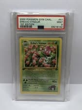 2000 Pokémon Erika’s Ivysaur 1st Edition Gym Challenge PSA 9 Graded #41
