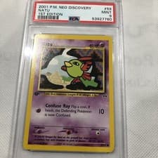 2001 Pokemon Neo Discovery 1st Edition Natu 59/75 PSA 9 Mint