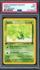 PSA 9 Pokemon 2000 1st Edition Team Rocket Oddish #63
