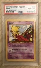 2000 Pokemon Team Rocket Abra 1st Edition PSA 8 NM-MT No. 49/82 #49
