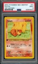 PSA 9 Vulpix 91/105 Neo Destiny 1st Edition 2002 Pokemon