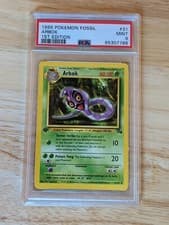1999 Pokemon Fossil 1st Edition #31 Arbok PSA 9 Mint